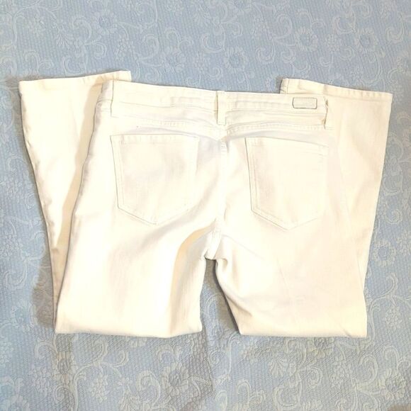 Joie Jeans Size 28 Crop Flare White Denim Jeans - Picture 4 of 6